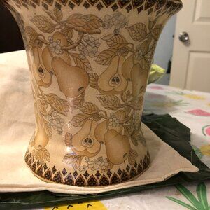 Vintage "Terra Cotta" porcelain vase